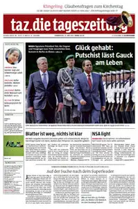 Tageszeitung TAZ vom 04 Juni 2015