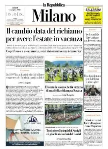la Repubblica Milano - 7 Giugno 2021