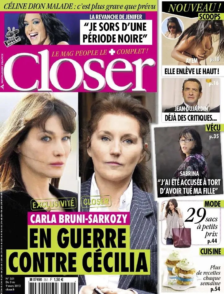 Closer 351 - 3 au 9 Mars 2012