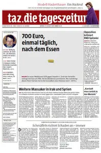 Tageszeitung TAZ vom 18 August 2014