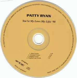 Patty Ryan - You're My Love (My Life) '98 (Germany CD5) (1998) {ZYX Music}