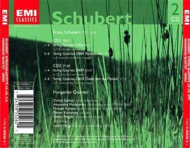 Hungarian Quartet, Laszlo Varga - Schubert: String Quartets 13-15, String Quintet (2003)