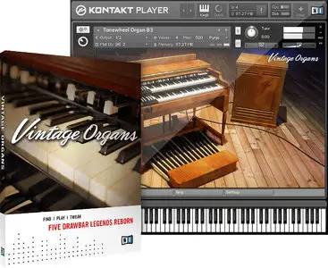 Native Instruments Vintage Organs KONTAKT DVDR (repost)