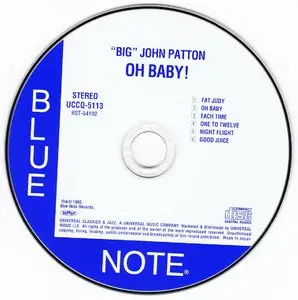 "Big" John Patton - Oh Baby! (1965) {Blue Note Japan SHM-CD UCCQ-5113 rel 2015} (24-192 remaster)