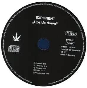 Exponent - Upside Down (1974) [2015, Remastered Reissue]