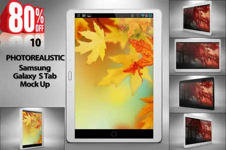 CreativeMarket - Bundle Samsung Galaxy S Tab Mock Up