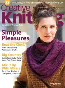 Creative Knitting - January 2012