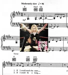 Madonna Sheet Music For Piano, Guitare, Lyrics