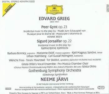 Neeme Järvi - Grieg: Peer Gynt, Sigurd Jorsalfar (1987)