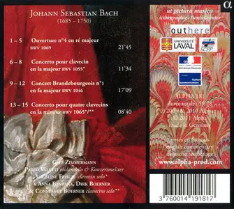 J.S. Bach - Cafe Zimmermann / Pablo Valetti - Concerts avec plusieurs instruments VI (2011) 