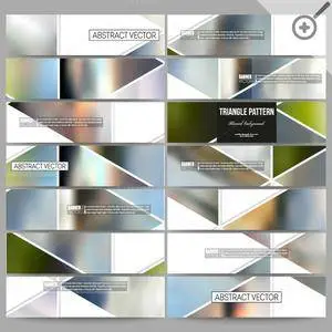 CreativeMarket - Set of blurred vector banners