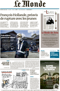 Le Monde du Vendredi 11 Mars 2016