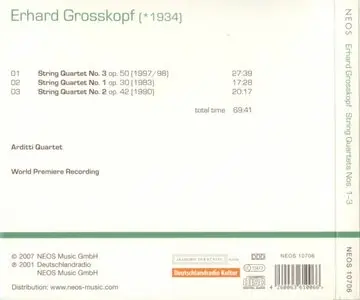 Erhard Grosskopf - String Quartets Nos. 1–3 (2007)