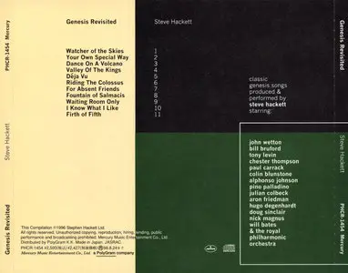 Steve Hackett - Genesis Revisited (1996) [Japan, PHCR-1454]