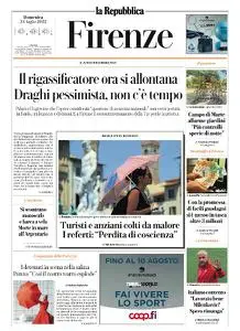 la Repubblica Firenze - 24 Luglio 2022