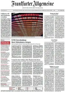 Frankfurter Allgemeine Zeitung vom Samstag, 08. September 2012