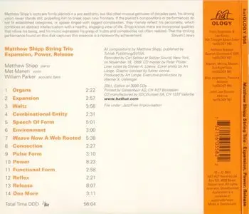 Matthew Shipp String Trio - Expansion, Power, Release (2001)