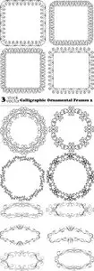 Vectors - Calligraphic Ornamental Frames 2