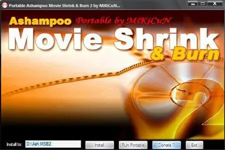 Portable Ashampoo Movie Shrink & Burn 2