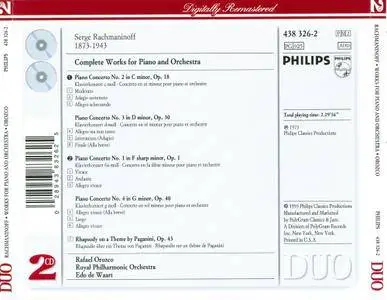 Rafael Orozco, Royal Philharmonic Orchestra, Edo de Waart - Rachmaninov: Complete Works for Piano and Orchestra (1993)