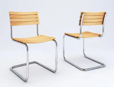 Thonet, S 40 chair 3D model