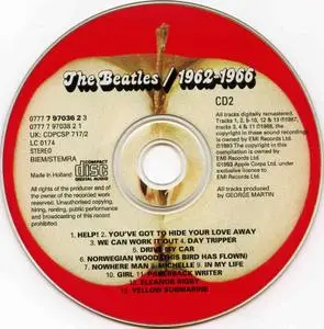 The Beatles: 1962-1966 "The Red Album" (1973) [1993, Holland, EMI 0777 7 97036 2 3]