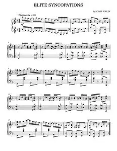 Elite Syncopations - Scott Joplin (Piano Solo)