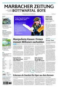 Marbacher Zeitung - 28. Oktober 2017