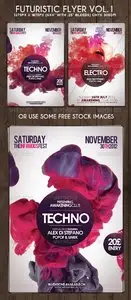 GraphicRiver Futuristic Flyer Vol. 1