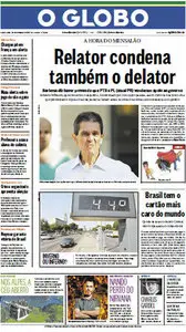 Jornal O Globo - 20 de setembro de 2012 - Quinta