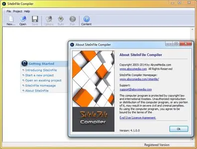 Abyssmedia SiteInFile Compiler 4.1.0