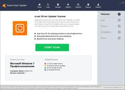 Avast Driver Updater 2.5 Multilingual