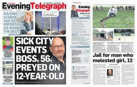 Evening Telegraph First Edition – October 14, 2022