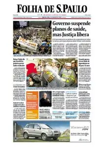 Jornal Folha de São Paulo - 21 de agosto de 2013