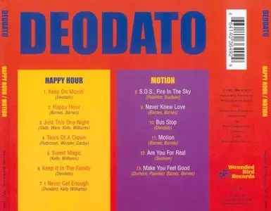 Deodato - Happy Hour + Motion (1982+1984) {Wounded Bird}