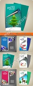 2015 Merry Christmas flyer vector