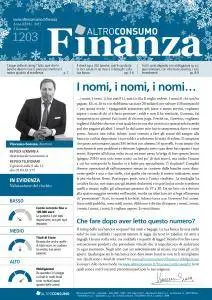 Altroconsumo Finanza - 3 Gennaio 2017