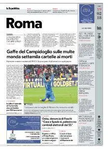 la Repubblica Roma - 19 Febbraio 2018