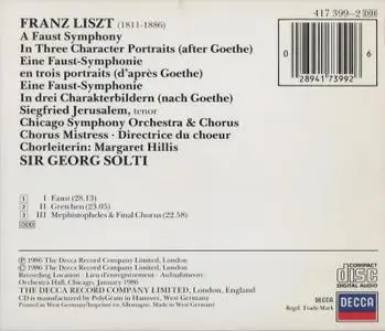 Sir Georg Solti - Liszt: A Faust Symphony (1986)