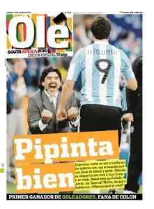 Diário Olé ´18 de Junho de 2010