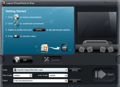 Leawo PowerPoint to iPad 2.4.0.62