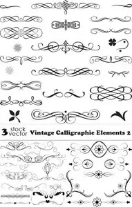 Vectors - Vintage Calligraphic Elements 2