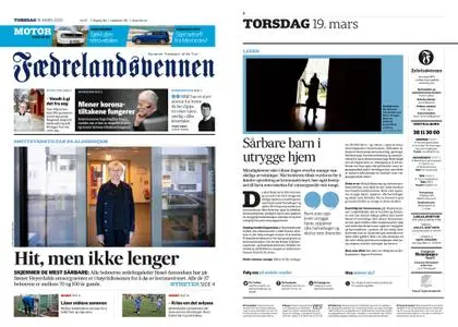 Fædrelandsvennen – 19. mars 2020