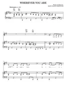Wherever you are - Mary Chapin Carpenter (Piano-Vocal-Guitar)