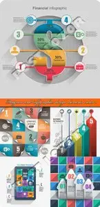 Diagram and infographics design elements vector 3