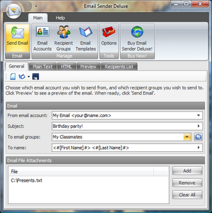 Kristanix Software Email Sender Deluxe 2.29