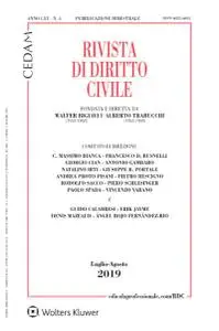 Rivista di Diritto Civile - Luglio-Agosto 2019