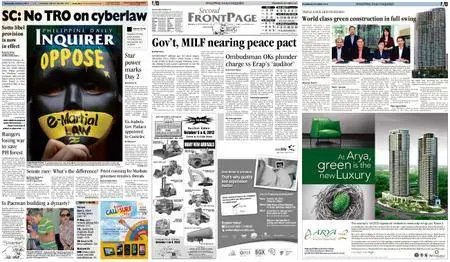 Philippine Daily Inquirer – October 03, 2012