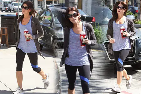 Ashley Greene - heading to the gym in L.A. 9-23-10
