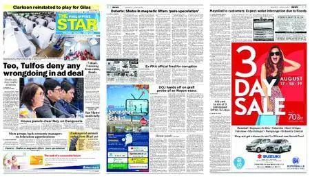 The Philippine Star – Agosto 15, 2018